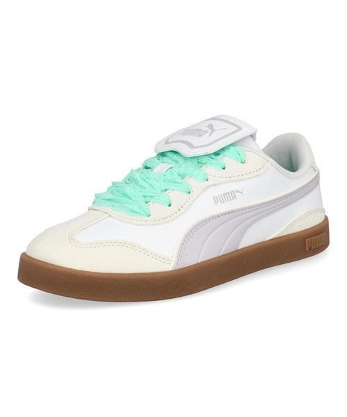 PUMA(プーマ)の「PUMA プーマ CLUB AZURA LS【折り返しタン取り外し可能/スペアレース付き】レディーススニーカー(クラブアズーラLS) 407405(スニーカー・レディース・ライトグレー/ホワイト・25.0cm/24.5cm/24.0cm/23.5cm/23.0cm/22.5cm)」の8枚目の写真