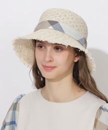 CB CRESTBRIDGE（シービークレストブリッジ）の「リボンヘンプハット（ハット）」