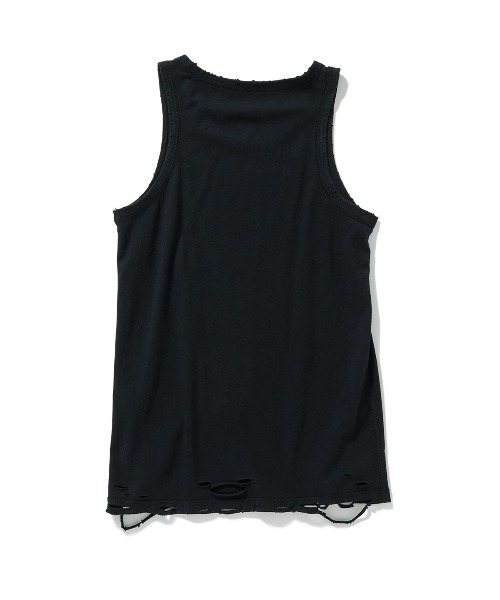 PERVERZE（パーバーズ）の「DISTRESS Regular Tank Top（タンクトップ・レディース・ホワイト/ブラック/カーキ/グレー・FREE）」の8枚目の写真