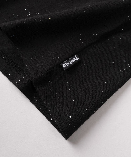 THRASHER(スラッシャー)の「【70】【THRASHER/スラッシャー】ラインストーン ブランドロゴ ラメ総柄Tシャツ/ショート丈有り(Tシャツ/カットソー・メンズ・ブラック/ホワイト/ピンク・XL/L/M/FREE)」の9枚目の写真