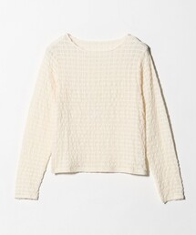 シャーリングボーダー クルーネックTシャツ <A DAY IN THE LIFE>