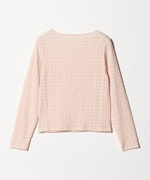 A DAY IN THE LIFE UNITED ARROWS(アデイインザライフユナイテッドアローズ)の「シャーリングボーダー クルーネックTシャツ <A DAY IN THE LIFE>(Tシャツ/カットソー・レディース・オフホワイト/ブラック/ライトピンク・FREE)」の17枚目の写真