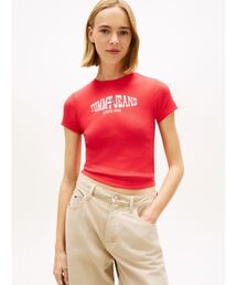 スリムウェービーフラッグショートスリーブTシャツ