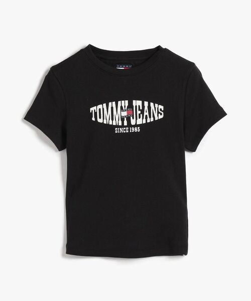 tommy jeans(トミー ジーンズ)の「スリムウェービーフラッグショートスリーブTシャツ(Tシャツ/カットソー・レディース・ブラック/ホワイト/レッド・X-SMALL/SMALL/MEDIUM/LARGE)」の17枚目の写真