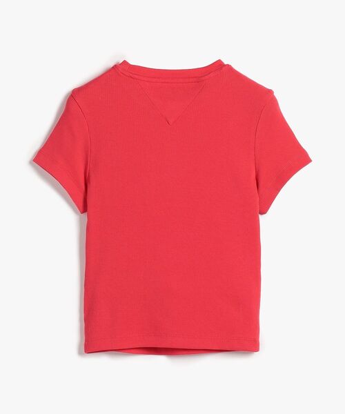 tommy jeans(トミー ジーンズ)の「スリムウェービーフラッグショートスリーブTシャツ(Tシャツ/カットソー・レディース・ブラック/ホワイト/レッド・X-SMALL/SMALL/MEDIUM/LARGE)」の8枚目の写真