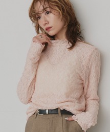 ad thie | リバーシブル プチハイネック レーストップス(Tシャツ/カットソー)