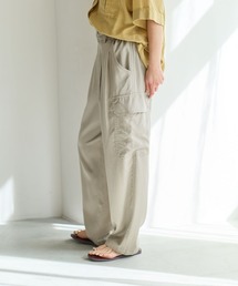 BAYFLOW | [柔らかくさらっとした生地感]テンセルカーゴパンツ(カーゴパンツ)