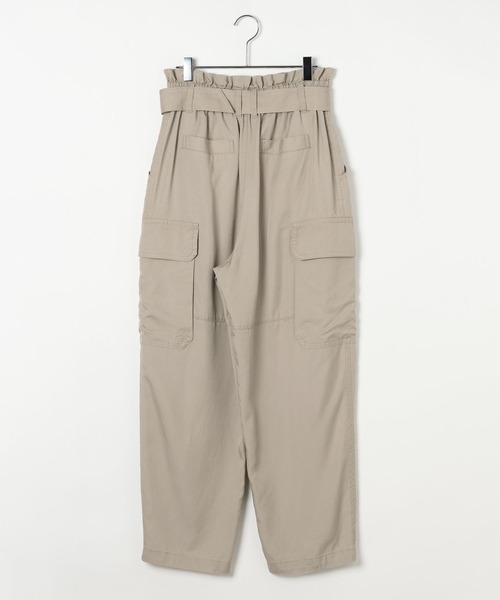 BAYFLOW（ベイフロー）の「[柔らかくさらっとした生地感]テンセルカーゴパンツ（カーゴパンツ・レディース・シルバーグレー/カーキ/ダークブルー・SMALL/MEDIUM）」の19枚目の写真