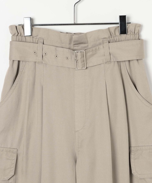 BAYFLOW（ベイフロー）の「[柔らかくさらっとした生地感]テンセルカーゴパンツ（カーゴパンツ・レディース・シルバーグレー/カーキ/ダークブルー・SMALL/MEDIUM）」の20枚目の写真