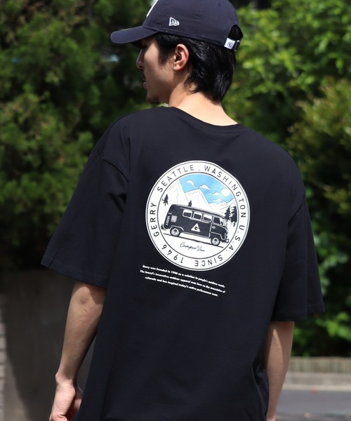 GERRY(ジェリー)の「【GERRY/ジェリー】アソート バックプリント 半袖Tシャツ(Tシャツ/カットソー・メンズ・ブルー系1/ホワイト系4/ブラック系1/ブラック系3/グレー系1/ブルー系3/ホワイト系3/ブラック系2/ブラック系4/ブルー系2/ブルー系4/ホワイト系1/ホワイト系2/グレー系2/グレー系3/グレー系4・M/L/LL)」の6枚目の写真