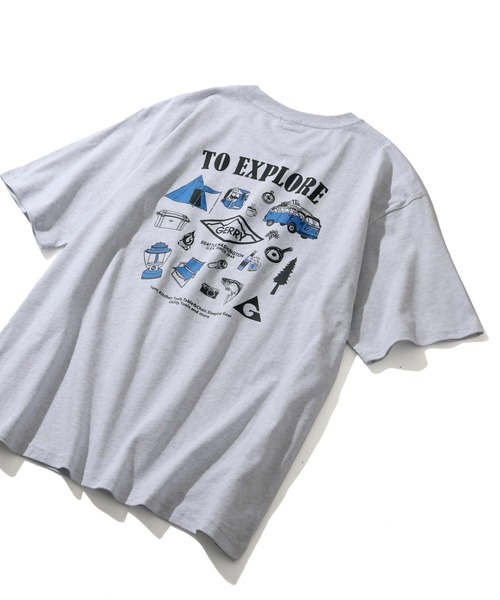 GERRY(ジェリー)の「【GERRY/ジェリー】アソート バックプリント 半袖Tシャツ(Tシャツ/カットソー・メンズ・ブルー系1/ホワイト系4/ブラック系1/ブラック系3/グレー系1/ブルー系3/ホワイト系3/ブラック系2/ブラック系4/ブルー系2/ブルー系4/ホワイト系1/ホワイト系2/グレー系2/グレー系3/グレー系4・M/L/LL)」の11枚目の写真
