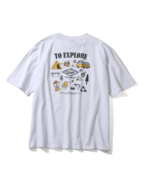 GERRY(ジェリー)の「【GERRY/ジェリー】アソート バックプリント 半袖Tシャツ(Tシャツ/カットソー・メンズ・ブルー系1/ホワイト系4/ブラック系1/ブラック系3/グレー系1/ブルー系3/ホワイト系3/ブラック系2/ブラック系4/ブルー系2/ブルー系4/ホワイト系1/ホワイト系2/グレー系2/グレー系3/グレー系4・M/L/LL)」の22枚目の写真