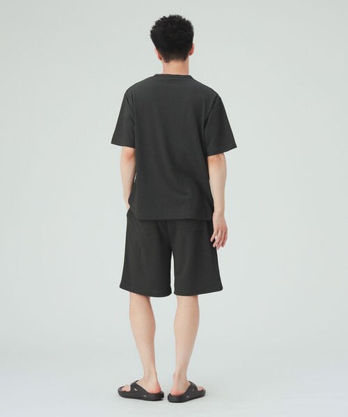 BEAMS HEART（ビームスハート）の「【7/24再値下げ】MHC ミニ裏毛 クイックドライ Tシャツ＆パンツ（吸水速乾）（セットアップ・メンズ・チャコールグレー/ベージュ・LARGE/MEDIUM/SMALL）」の3枚目の写真
