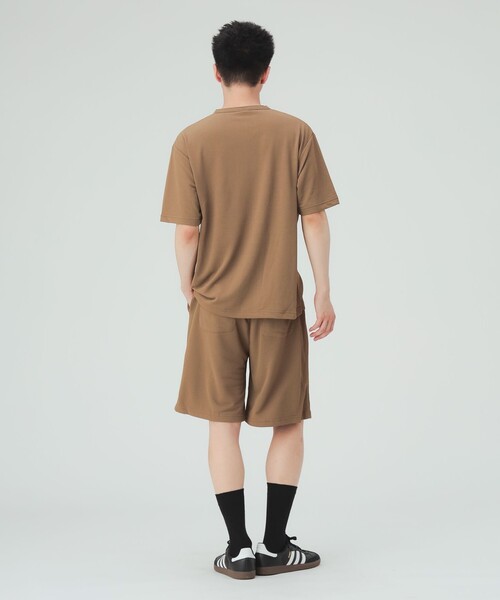 BEAMS HEART（ビームスハート）の「【7/24再値下げ】MHC ミニ裏毛 クイックドライ Tシャツ＆パンツ（吸水速乾）（セットアップ・メンズ・チャコールグレー/ベージュ・LARGE/MEDIUM/SMALL）」の19枚目の写真