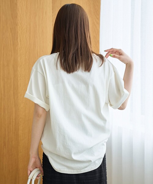 coen(コーエン)の「アソートカレッジロゴ プリントTシャツ(Tシャツ/カットソー・レディース・ケリーグリーン/ライトグレー/オフホワイト/ナチュラル・M/L)」の9枚目の写真