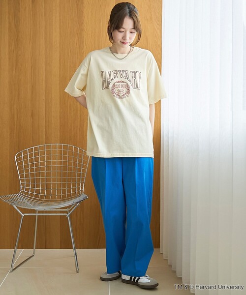 coen(コーエン)の「アソートカレッジロゴ プリントTシャツ(Tシャツ/カットソー・レディース・ケリーグリーン/ライトグレー/オフホワイト/ナチュラル・M/L)」の15枚目の写真