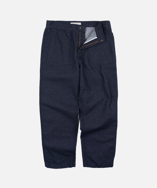 FRIZMWORKS(フリズムワークス)の「ARMY DENIM FATIGUE PANTS _ INDIGO(デニムパンツ・メンズ・その他・SMALL/MEDIUM/LARGE/X-LARGE)」の1枚目の写真
