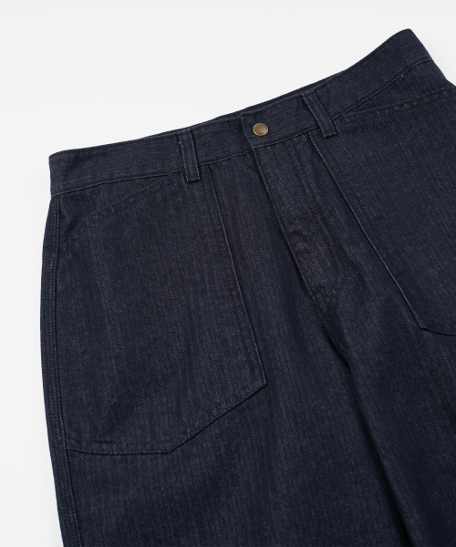 FRIZMWORKS(フリズムワークス)の「ARMY DENIM FATIGUE PANTS _ INDIGO(デニムパンツ・メンズ・その他・SMALL/MEDIUM/LARGE/X-LARGE)」の4枚目の写真