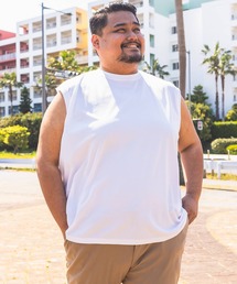パックTシャツ ノースリーブ 3枚セット 無地 タンクトップ メンズ 大きいサイズ 3Pセット パック入り DRY メッシュ クルーネック カットソー インナー 一枚で着れる ピムリコ