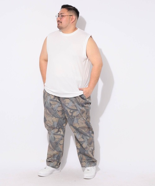 PIMLICO（ピムリコ）の「パックTシャツ ノースリーブ 3枚セット 無地 タンクトップ メンズ 大きいサイズ 3Pセット パック入り DRY メッシュ クルーネック カットソー インナー 一枚で着れる ピムリコ（Tシャツ/カットソー・メンズ・ホワイト/ブラック・X3(6L～7L)/X2(4L～5L)/X5(9L～10L)/X4(8L～9L)/X1(3L～4L)）」の4枚目の写真