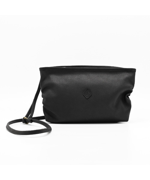 CLEDRAN（クレドラン）の「【本革 ソフト】CL3967 TANTE SIDE GATHER SHOULDER（ショルダーバッグ・レディース・シルバー/ブラック/ブルーグレー/ダークベージュ/グリーン系その他/ブラウン/キャメル・FREE）」の2枚目の写真