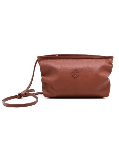 CLEDRAN（クレドラン）の「【本革 ソフト】CL3967 TANTE SIDE GATHER SHOULDER（ショルダーバッグ・レディース・シルバー/ブラック/ブルーグレー/ダークベージュ/グリーン系その他/ブラウン/キャメル・FREE）」の8枚目の写真