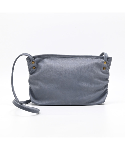 CLEDRAN（クレドラン）の「【本革 ソフト】CL3967 TANTE SIDE GATHER SHOULDER（ショルダーバッグ・レディース・シルバー/ブラック/ブルーグレー/ダークベージュ/グリーン系その他/ブラウン/キャメル・FREE）」の9枚目の写真