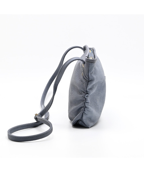 CLEDRAN（クレドラン）の「【本革 ソフト】CL3967 TANTE SIDE GATHER SHOULDER（ショルダーバッグ・レディース・シルバー/ブラック/ブルーグレー/ダークベージュ/グリーン系その他/ブラウン/キャメル・FREE）」の10枚目の写真