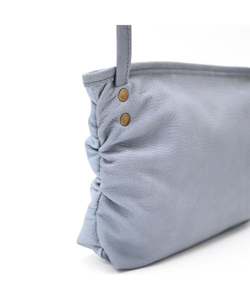 CLEDRAN（クレドラン）の「【本革 ソフト】CL3967 TANTE SIDE GATHER SHOULDER（ショルダーバッグ・レディース・シルバー/ブラック/ブルーグレー/ダークベージュ/グリーン系その他/ブラウン/キャメル・FREE）」の15枚目の写真