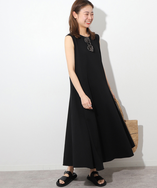 JOURNAL STANDARD relume(ジャーナルスタンダード レリューム)の「《WEB限定追加》コットンマーメイドラインワンピース(ワンピース・レディース・ブラック・FREE)」の21枚目の写真