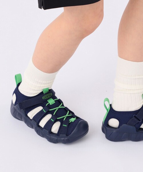 KEEN(キーン)の「KEEN:16~22cm / HYPERPORT H2 サンダル(サンダル・キッズ・ライトグリーン/ネイビー・19.5/22/21/18.5/17/16/15 /20)」の4枚目の写真