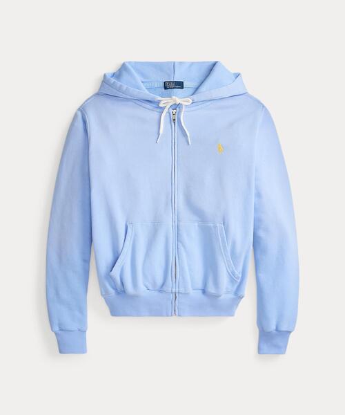 POLO RALPH LAUREN（ポロ ラルフ ローレン）の「ライトウェイト フリース フルジップ フーディ（パーカー・レディース・ブルー・S/M/L）」の5枚目の写真