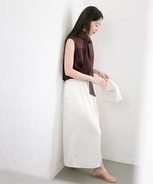サテンイージースカート
