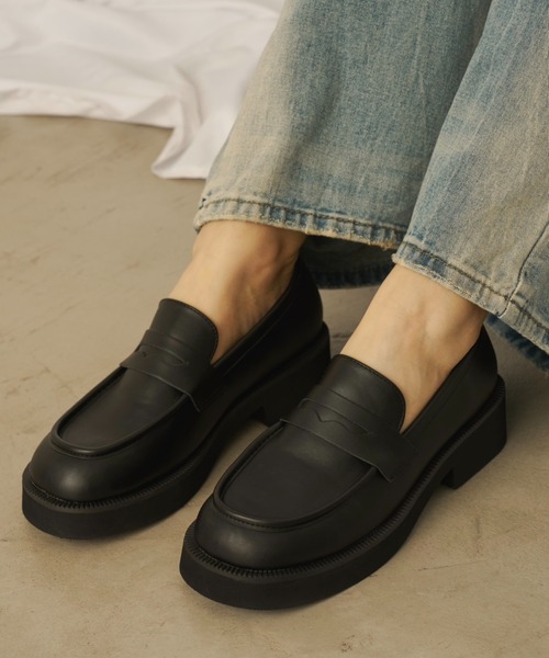 AIC.(エーアイシー)の「プラットフォームチャンキーローファー(ローファー・レディース・ブラック/ブラウン/その他1・SMALL/LARGE/MEDIUM)」の13枚目の写真