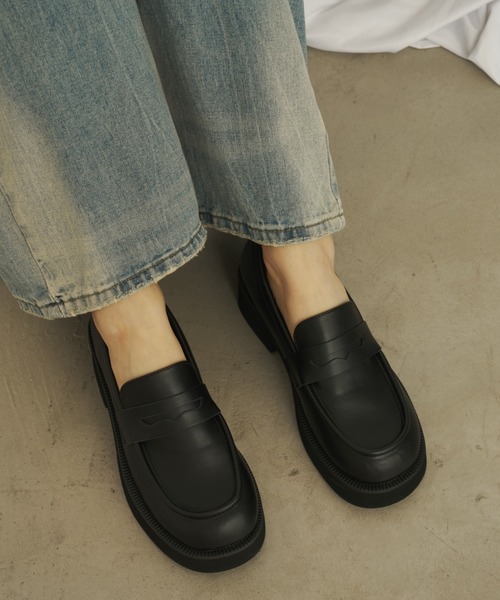 AIC.(エーアイシー)の「プラットフォームチャンキーローファー(ローファー・レディース・ブラック/ブラウン/その他1・SMALL/LARGE/MEDIUM)」の14枚目の写真