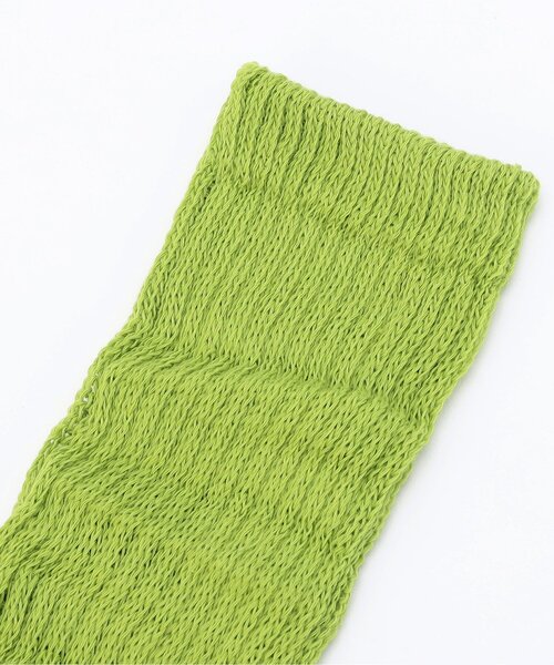 apres les cours(アプレレクール)の「little bunny ベビールーズソックス(ベビーシューズ/ベビーソックス・キッズ・グリーン/オレンジ・9/12)」の4枚目の写真