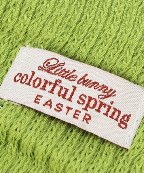 apres les cours(アプレレクール)の「little bunny ベビールーズソックス(ベビーシューズ/ベビーソックス・キッズ・グリーン/オレンジ・9/12)」の3枚目の写真