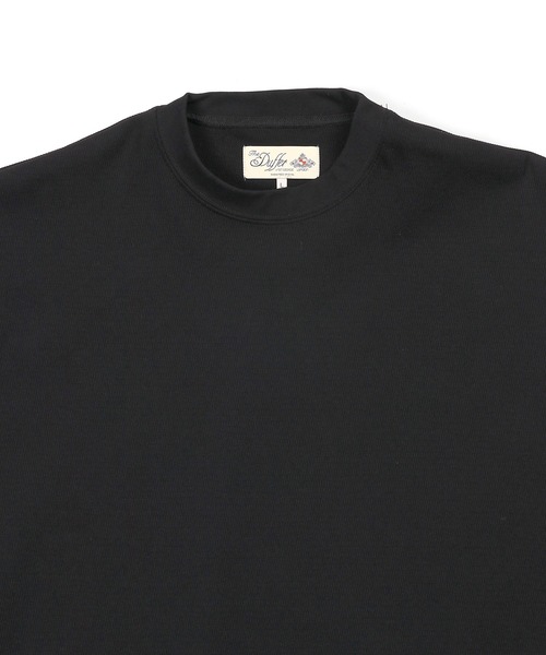 The DUFFER of ST.GEORGE(ザダファーオブセントジョージ)の「【WEB限定アイテム】「AIR FLEX」HONEYCOMB 3/4 SLEEVE RELAX TEE :高収縮機能素材「エアフレックス」5分袖 ハニカム リラックスTEE(Tシャツ/カットソー・メンズ・ブラック/ホワイト・SMALL/MEDIUM/LARGE/X-LARGE)」の12枚目の写真