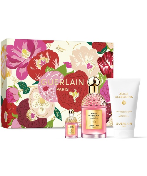 GUERLAIN(ゲラン)の「アクア アレゴリア フォルテ フローラブルーム コフレ(香水・フレグランスキット/ギフトセット・レディース・その他・FREE)」の1枚目の写真