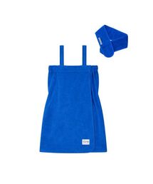 HDM（ヘイデイムード）の「[ヘアバンド SET] エッセンシャルタオルローブ (クラシックブルー)（ルームウェア/パジャマ）」