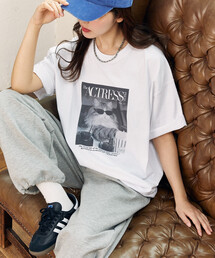PUBLUX | PUBLUX/パブリュクス <機能性素材>MAGAZINE キャット フォト Tシャツ 限定展開(Tシャツ/カットソー)