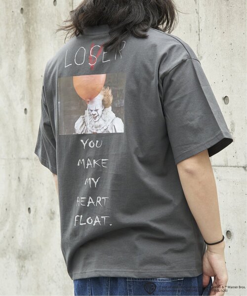 VENCEEXCHANGE(ヴァンスエクスチェンジ)の「USED風 IT イット プリントTシャツ 1(Tシャツ/カットソー・メンズ・ブラック/ホワイト/ダークグレー/オフホワイト・M/LL/L)」の1枚目の写真