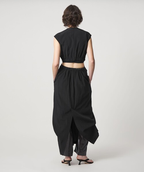 6（ロク）の「＜6(ROKU)＞セパレートライク ワンピース（ワンピース・レディース・ブラック・36/38）」の4枚目の写真