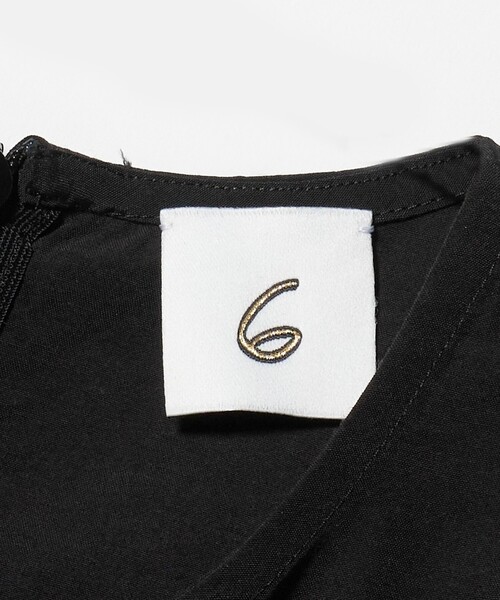 6（ロク）の「＜6(ROKU)＞セパレートライク ワンピース（ワンピース・レディース・ブラック・36/38）」の17枚目の写真