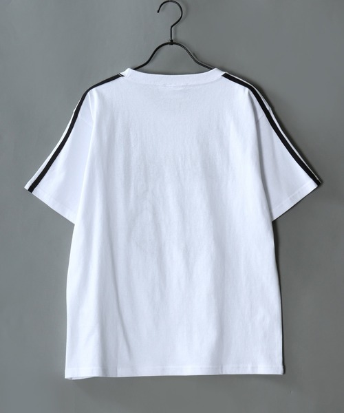 SITRY(シトリー)の「Street Style Game Shirt/ストリートスタイル ヴィンテージライク ショート丈 ゲームシャツ ユニフォーム 半袖Tシャツ レディース メンズ(Tシャツ/カットソー・メンズ・ブラック/ブラック系その他/ホワイト・S/M/L)」の7枚目の写真