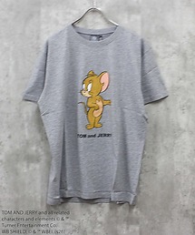 TOM&JERRY（トムアンドジェリー）の「【TOM&JERRY トム&ジェリー】トムジェリ プリント Tシャツ（Tシャツ/カットソー）」