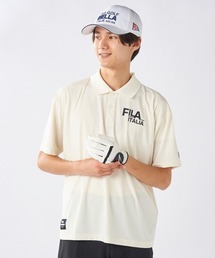 【FILA GOLF:フィラゴルフ】冷感素材半袖シャツ ゴルフ 新素材『SUPER NYLON COOL /スーパーナイロンクール』