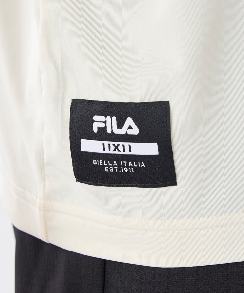 FILA GOLF（フィラゴルフ ）の「【FILA GOLF:フィラゴルフ】冷感素材半袖シャツ　ゴルフ　新素材『SUPER NYLON COOL /スーパーナイロンクール』（シャツ/ブラウス・メンズ・ホワイト/グリーン/ブラック・X-LARGE/LARGE/XX-LARGE/MEDIUM）」の19枚目の写真