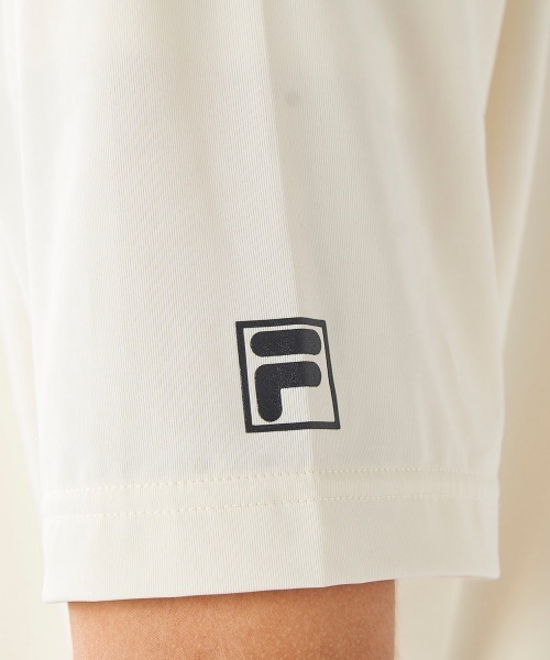 FILA GOLF（フィラゴルフ ）の「【FILA GOLF:フィラゴルフ】冷感素材半袖シャツ　ゴルフ　新素材『SUPER NYLON COOL /スーパーナイロンクール』（シャツ/ブラウス・メンズ・ホワイト/グリーン/ブラック・X-LARGE/LARGE/XX-LARGE/MEDIUM）」の20枚目の写真