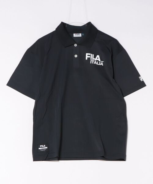 FILA GOLF（フィラゴルフ ）の「【FILA GOLF:フィラゴルフ】冷感素材半袖シャツ　ゴルフ　新素材『SUPER NYLON COOL /スーパーナイロンクール』（シャツ/ブラウス・メンズ・ホワイト/グリーン/ブラック・X-LARGE/LARGE/XX-LARGE/MEDIUM）」の13枚目の写真